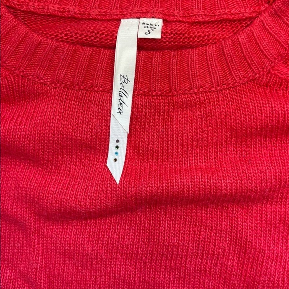 Bellatrix Red Angora Blend Sweater Women’s Small Soft Knit Long Sleeve Pullover - Picture 4 of 5
